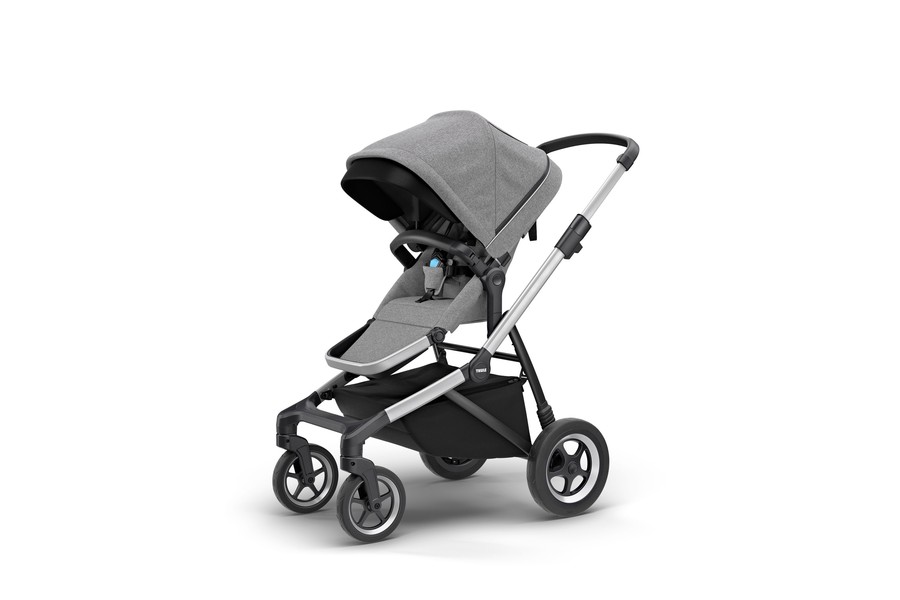 Детская прогулочная коляска Thule Sleek Grey Melange